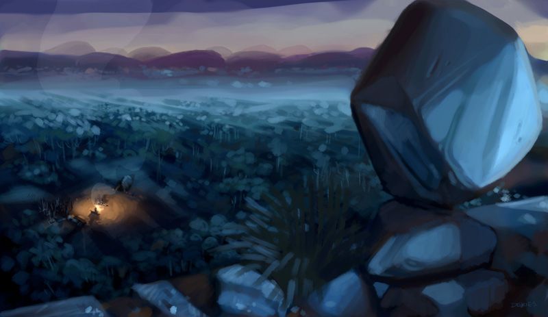 Image.behind The Scenes.moonlit Camp